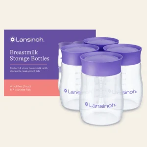 Lansinoh Stackable Storage Bottles (4 Pack)